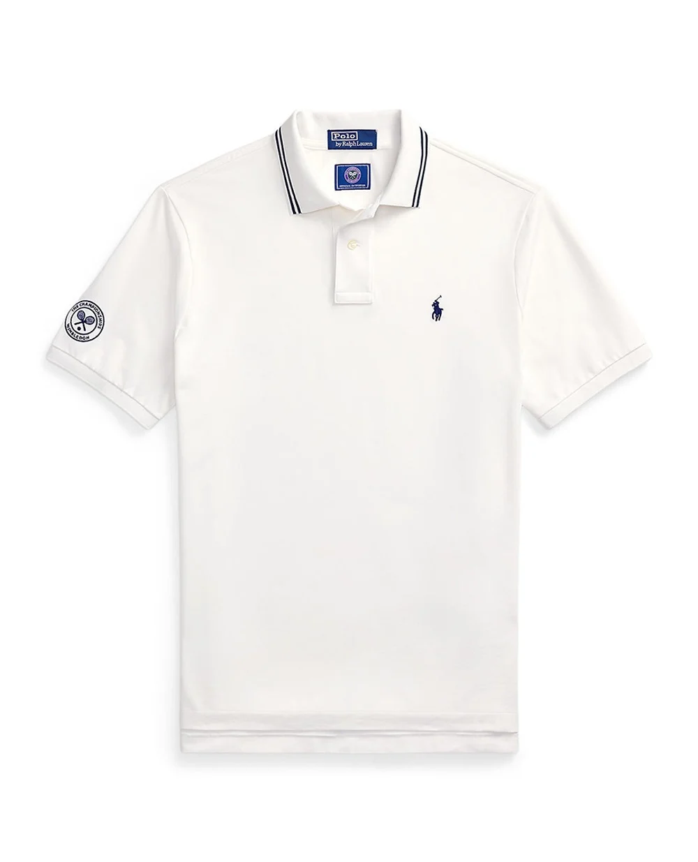 Поло Polo Ralph Lauren 710970483001, белый цвет • Купить в интернет-магазине Kameron
