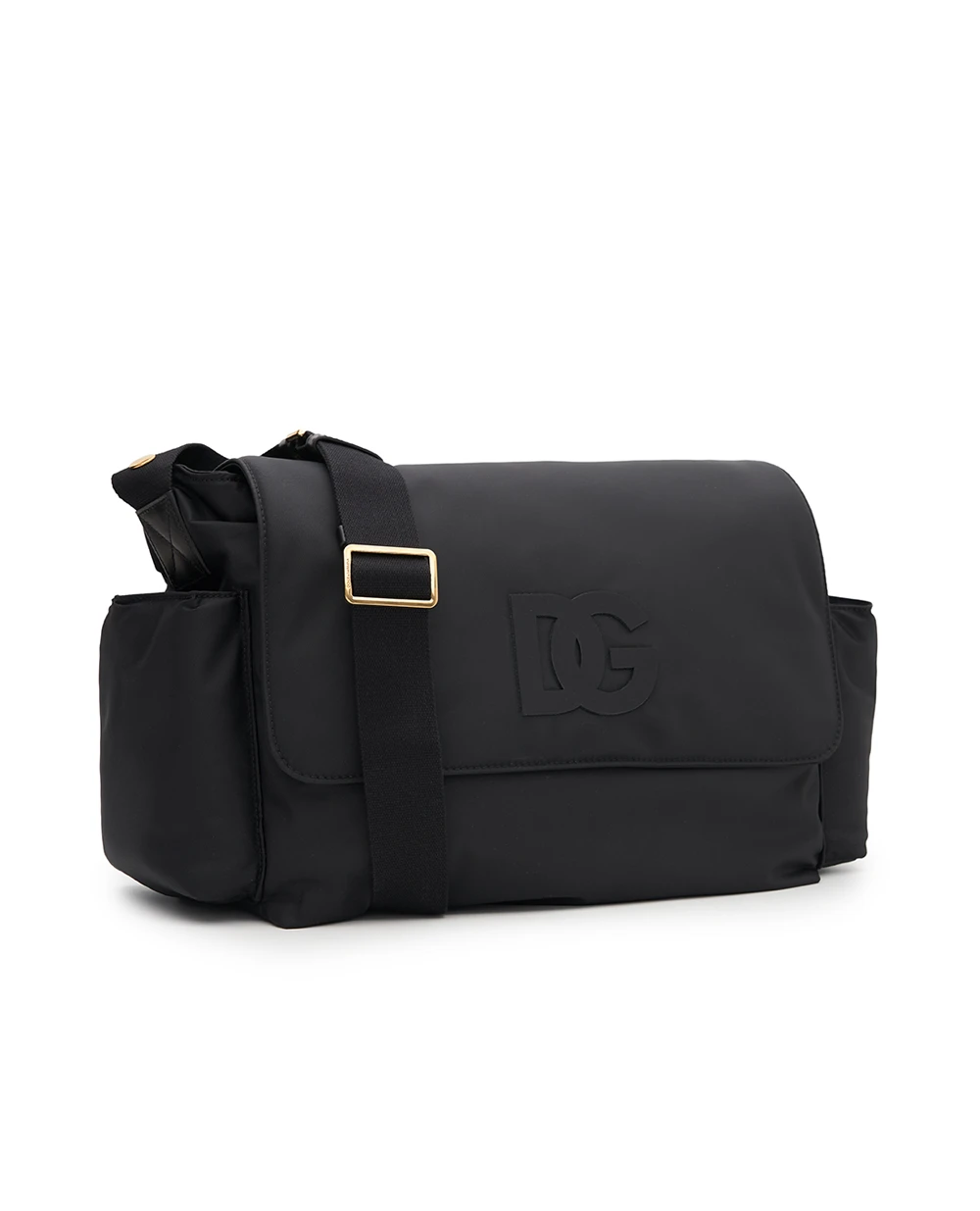 Дитяча сумка з монограмою логотипу Dolce&Gabbana Kids EB0271-A0650, чорний колір • Купити в інтернет-магазині Kameron