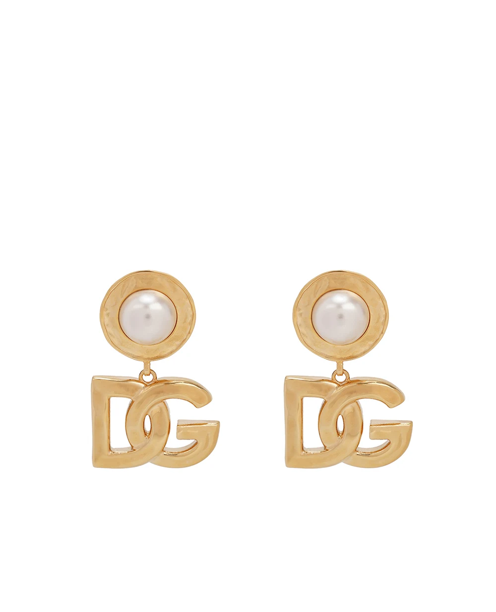 Серьги DG Logo Dolce&Gabbana WEQ6L2-W1111, золотой цвет • Купить в интернет-магазине Kameron