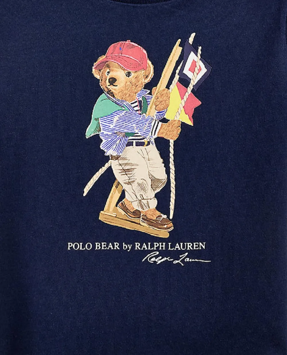 Дитяча футболка Polo Bear Polo Ralph Lauren Kids 320A12428001, темно-синій колір • Купити в інтернет-магазині Kameron