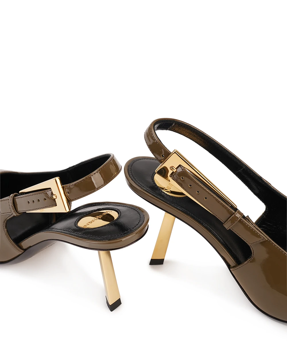 Туфли Lee Saint Laurent 819161-1TV00, хаки цвет • Купить в интернет-магазине Kameron