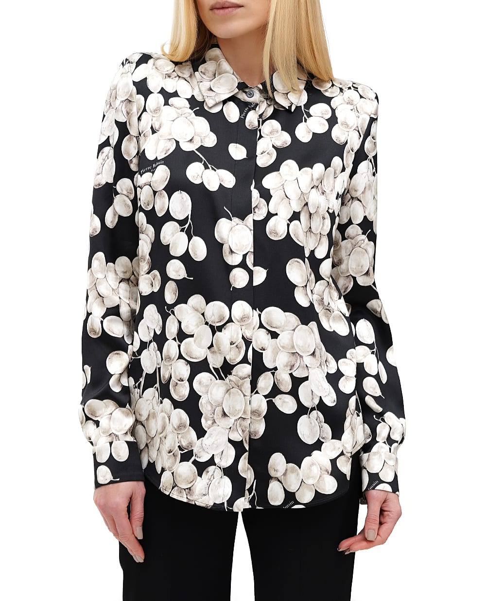 Блуза Balmain DF0HS051VH04, черный цвет • Купить в интернет-магазине Kameron