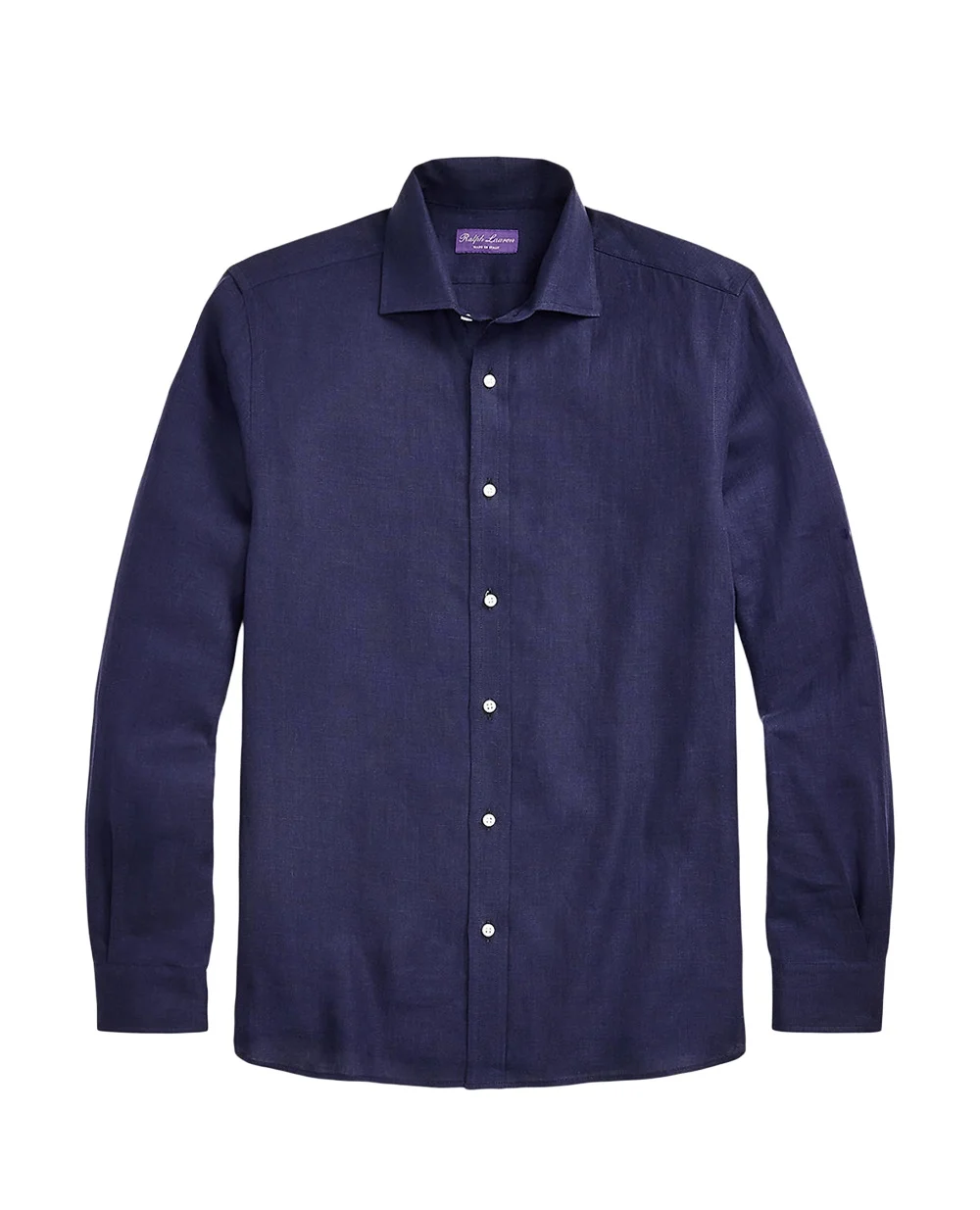 Лляна сорочка Ralph Lauren Purple Label 790977153005, синій колір • Купити в інтернет-магазині Kameron