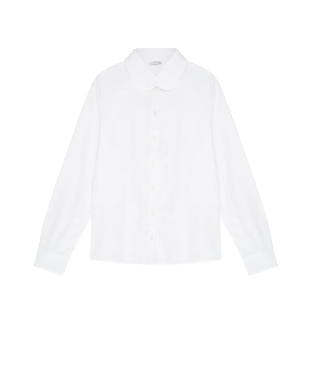 Детская рубашка Dolce&Gabbana Kids L56S36-FU5WJ-S, белый цвет • Купить в интернет-магазине Kameron