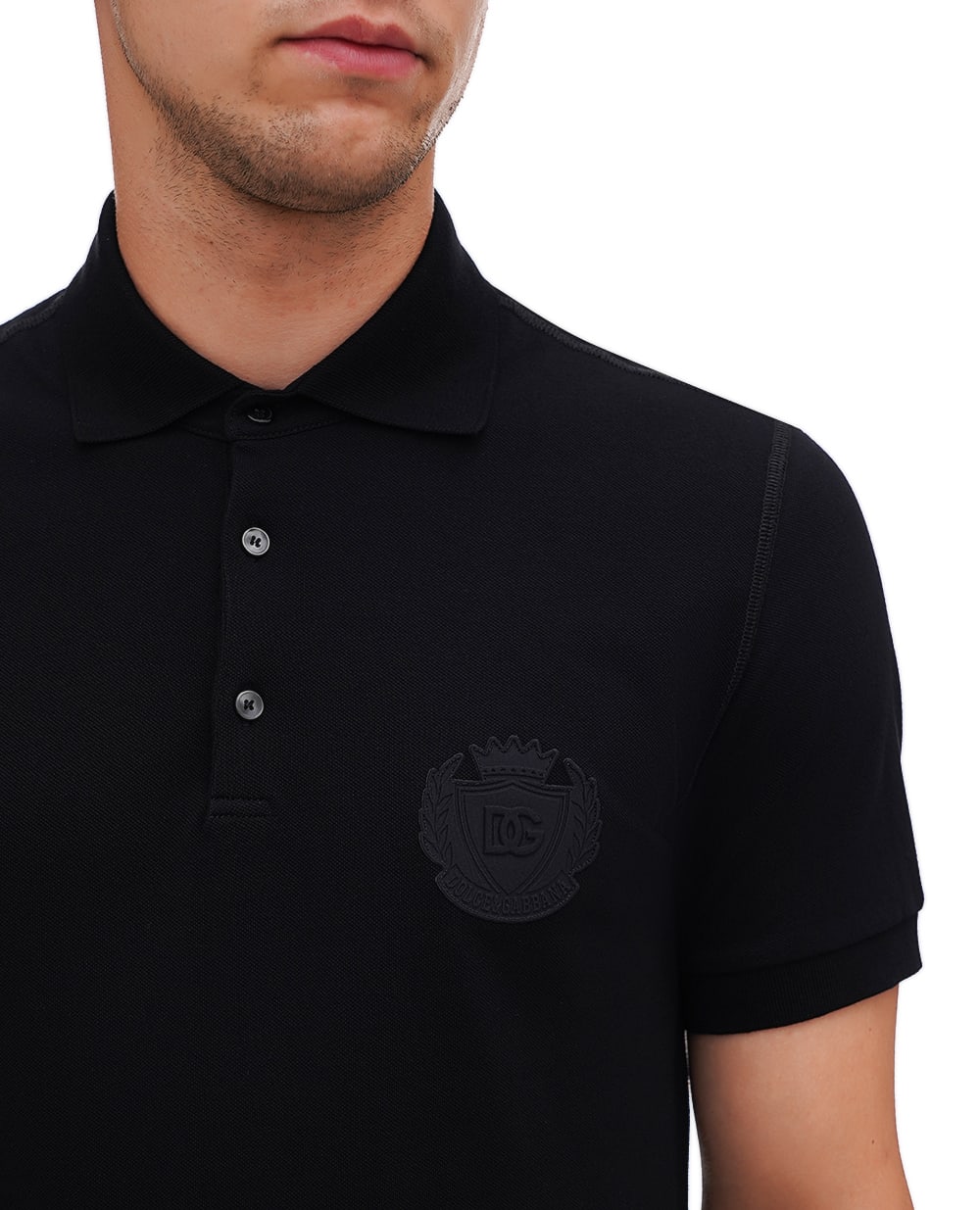 Поло Dolce&Gabbana G8PL4Z-G7NYY, черный цвет • Купить в интернет-магазине Kameron