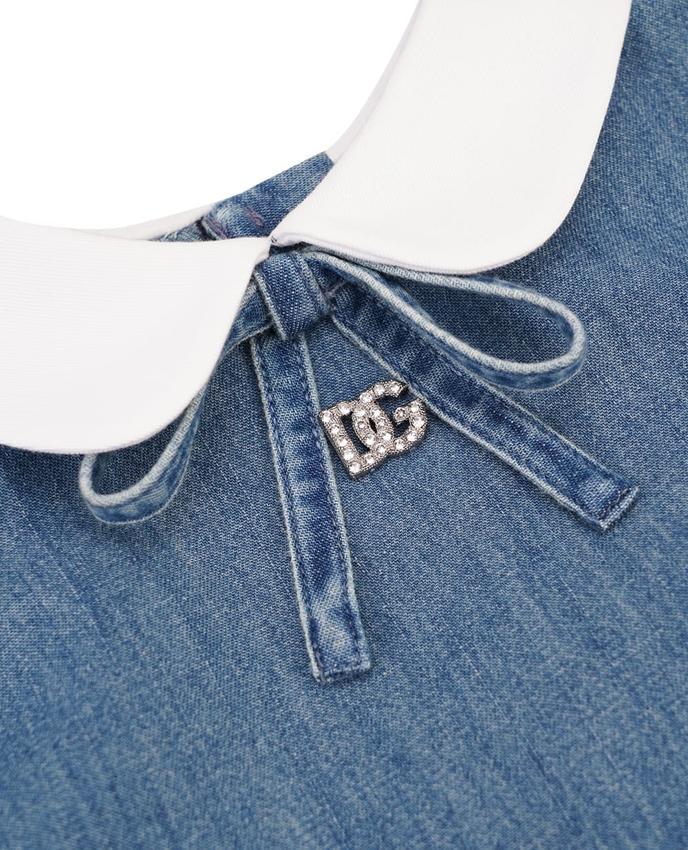 Детское платье Dolce&Gabbana Kids L54DF3-LDD06-S, синий цвет • Купить в интернет-магазине Kameron
