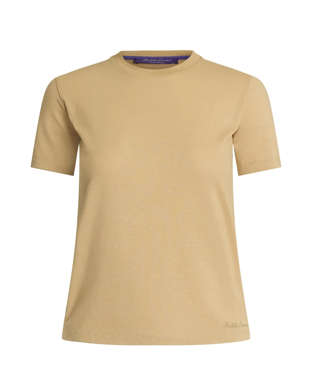 Футболка Ralph Lauren Collection 290965862005, бежевый цвет • Купить в интернет-магазине Kameron