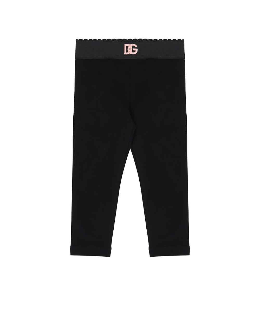 Детские леггинсы Dolce&Gabbana Kids L5JPB8-G7N9L-B, черный цвет • Купить в интернет-магазине Kameron