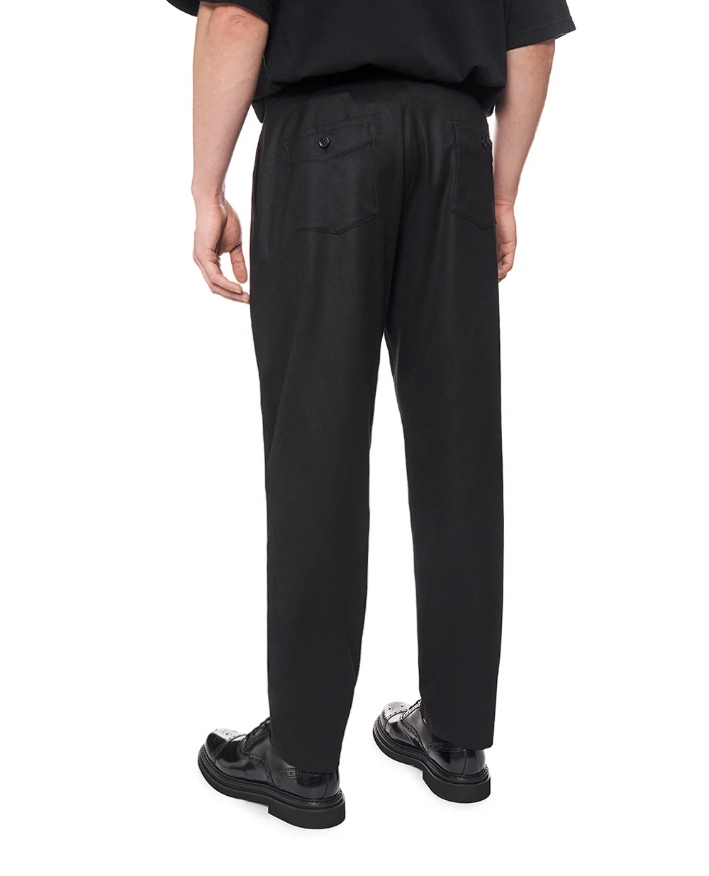 Брюки из шерсти Dolce&Gabbana GP12PT-FU21Q, черный цвет • Купить в интернет-магазине Kameron