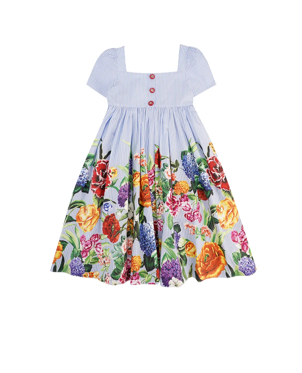 Детское платье Dolce&Gabbana Kids L54DG6-FI5K7-B, разноцветный цвет • Купить в интернет-магазине Kameron
