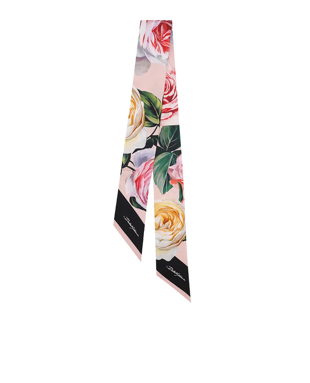 Лента твили Dolce&Gabbana FS215A-GDCUN, розовый цвет • Купить в интернет-магазине Kameron