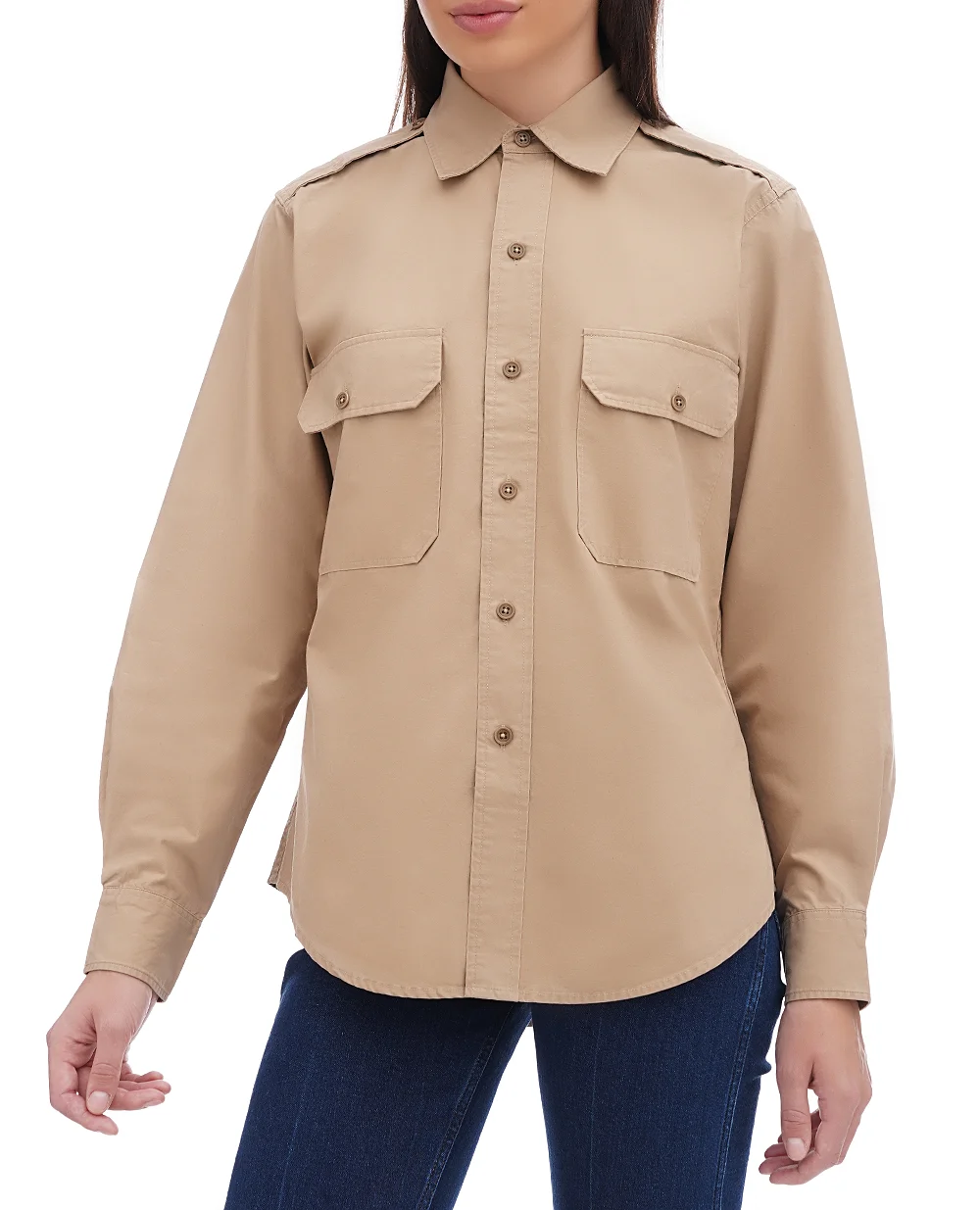 Рубашка Polo Ralph Lauren 211941510001, хаки цвет • Купить в интернет-магазине Kameron