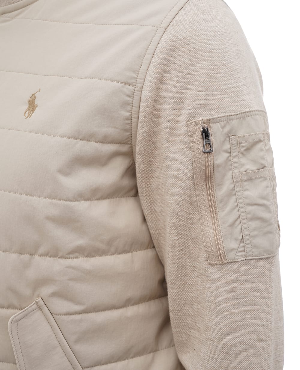 Бомбер Polo Ralph Lauren 710900848004, бежевый цвет • Купить в интернет-магазине Kameron