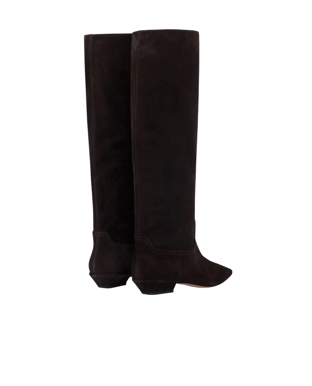 Ботинки Bennina boot 25 из замши Paris Texas PX1363-XV003, темно-коричневый цвет • Купить в интернет-магазине Kameron