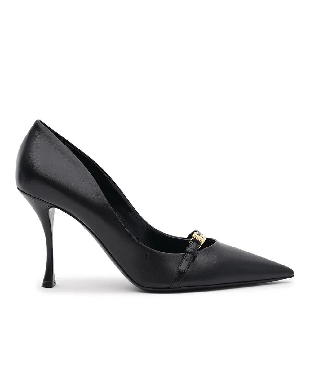 Туфли из кожи Dolce&Gabbana CD1974-A5738, черный цвет • Купить в интернет-магазине Kameron