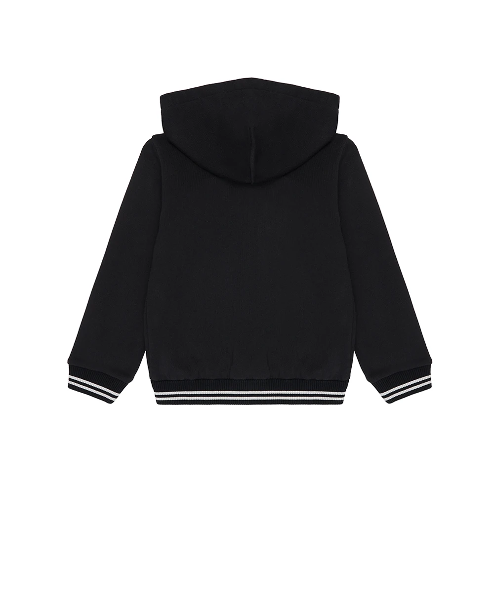 Детская толстовка с капюшоном (костюм) Dolce&Gabbana Kids L1JWIT-G7PTH, черный цвет • Купить в интернет-магазине Kameron