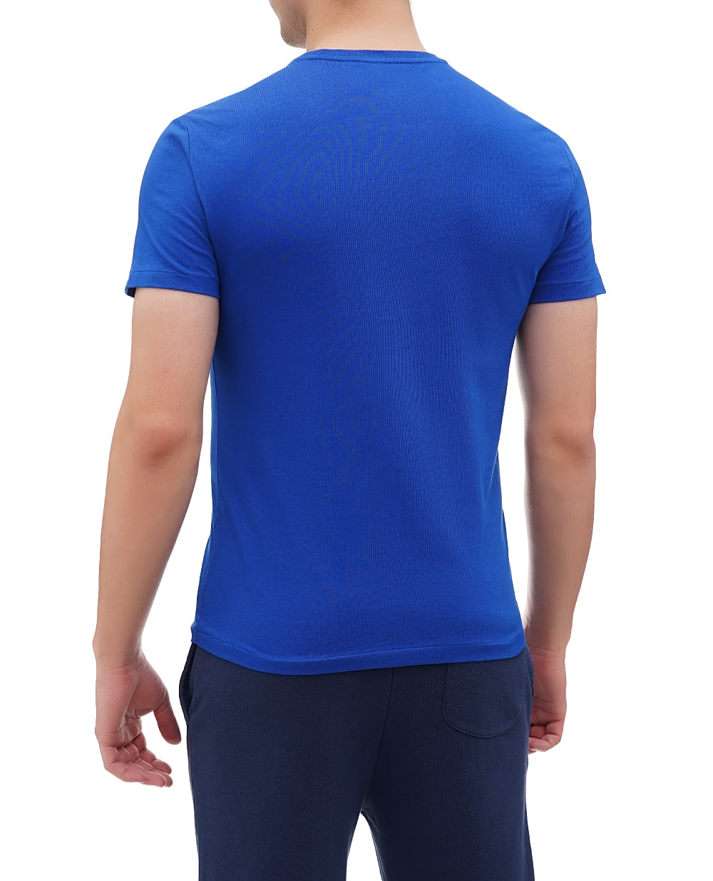 Футболка Polo Ralph Lauren 710671438396, синий цвет • Купить в интернет-магазине Kameron