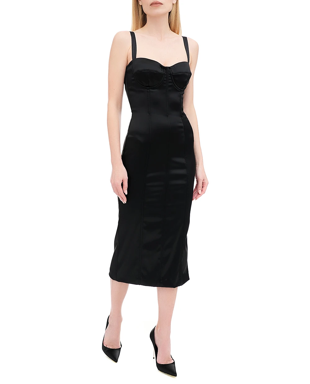 Платье Dolce&Gabbana F6DIHT-FURAD, черный цвет • Купить в интернет-магазине Kameron