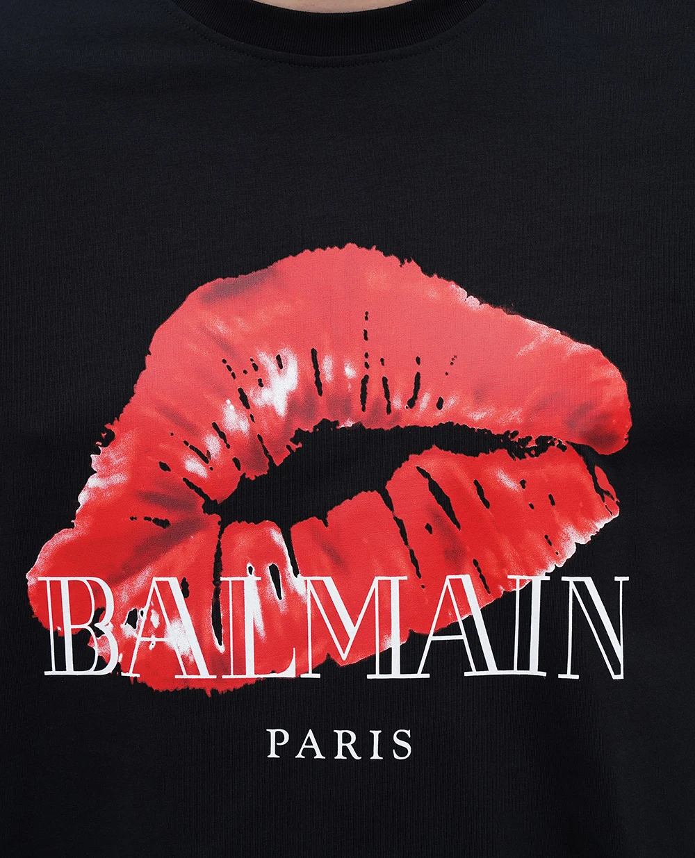 Футболка Balmain DH0EG010GE10, черный цвет • Купить в интернет-магазине Kameron