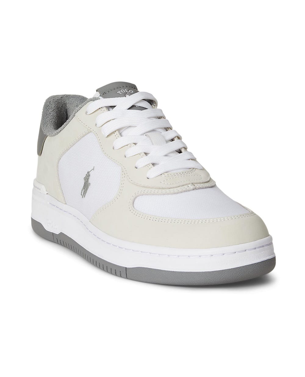 Кроссовки Masters Court из кожи Polo Ralph Lauren 809P01625003, белый цвет • Купить в интернет-магазине Kameron
