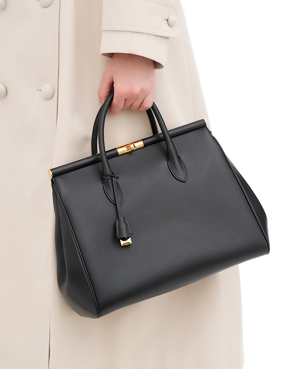 Кожаная сумка Marlene Dolce&Gabbana BB7763-A9S25, черный цвет • Купить в интернет-магазине Kameron