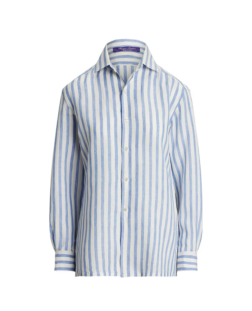 Льняная рубашка Ralph Lauren Collection 290975285001, белый цвет • Купить в интернет-магазине Kameron