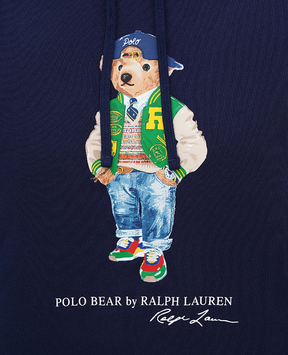 Худи Polo Bear Polo Ralph Lauren 710951621001, темно-синий цвет • Купить в интернет-магазине Kameron