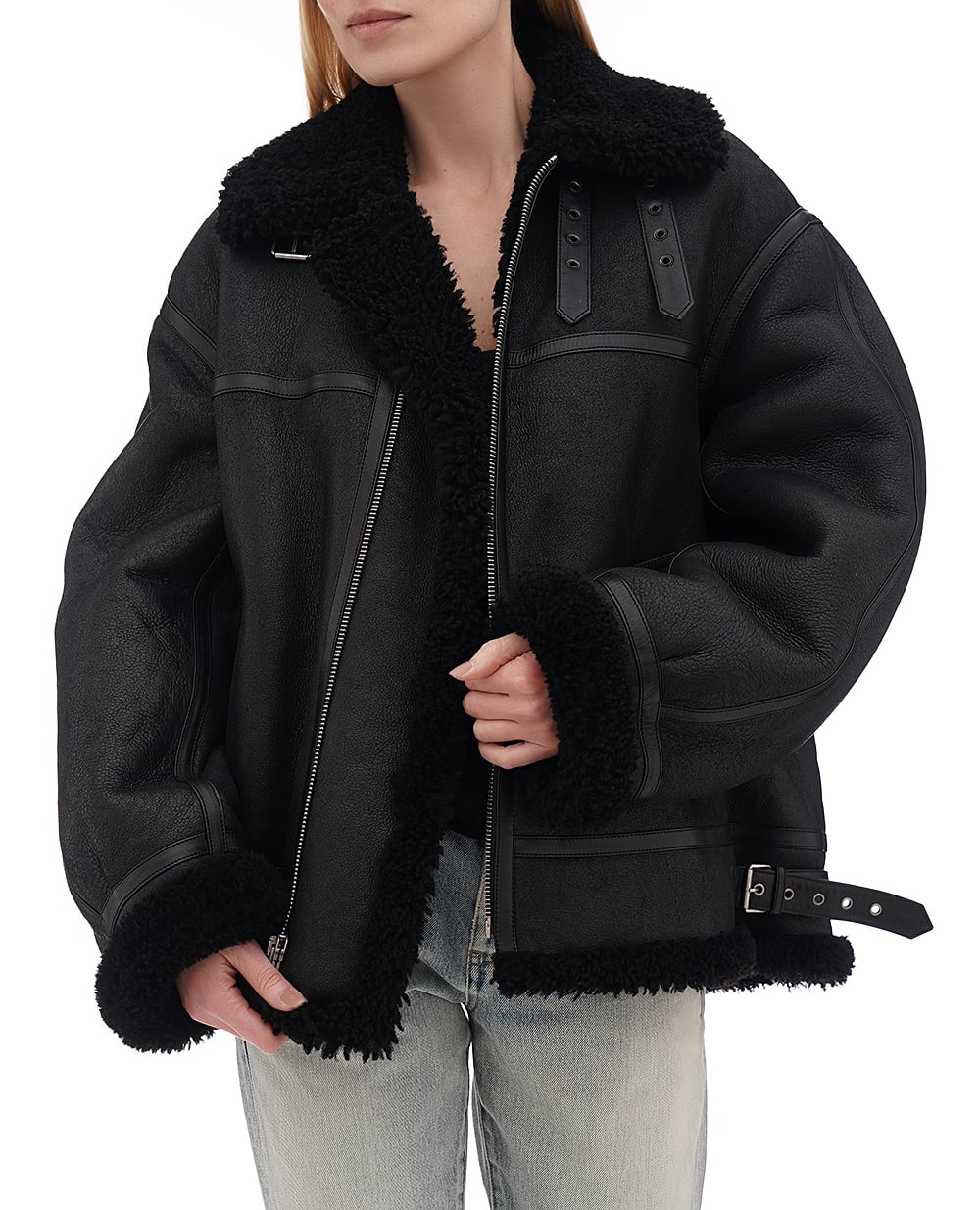 Дублянка Saint Laurent 800896-YCOW2, чорний колір • Купити в інтернет-магазині Kameron