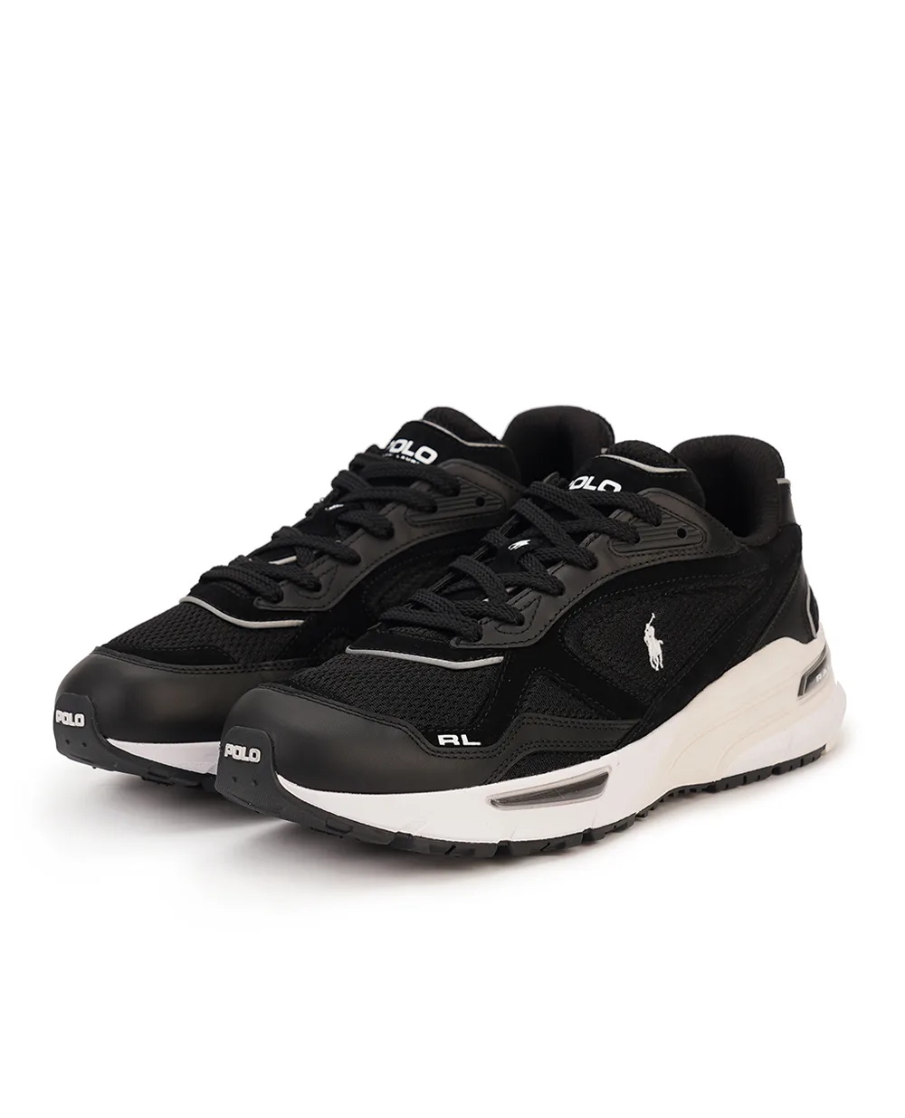 Кроссовки Trackster 275 Polo Ralph Lauren 809961123006, черный цвет • Купить в интернет-магазине Kameron