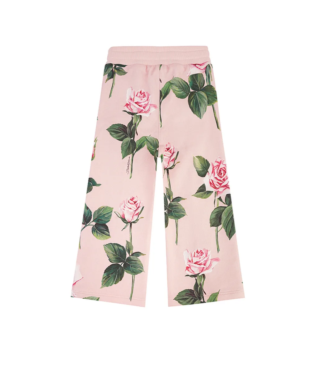 Детские спортивные брюки (костюм) Dolce&Gabbana Kids L5JPF7-HS7P0-B, розовый цвет • Купить в интернет-магазине Kameron