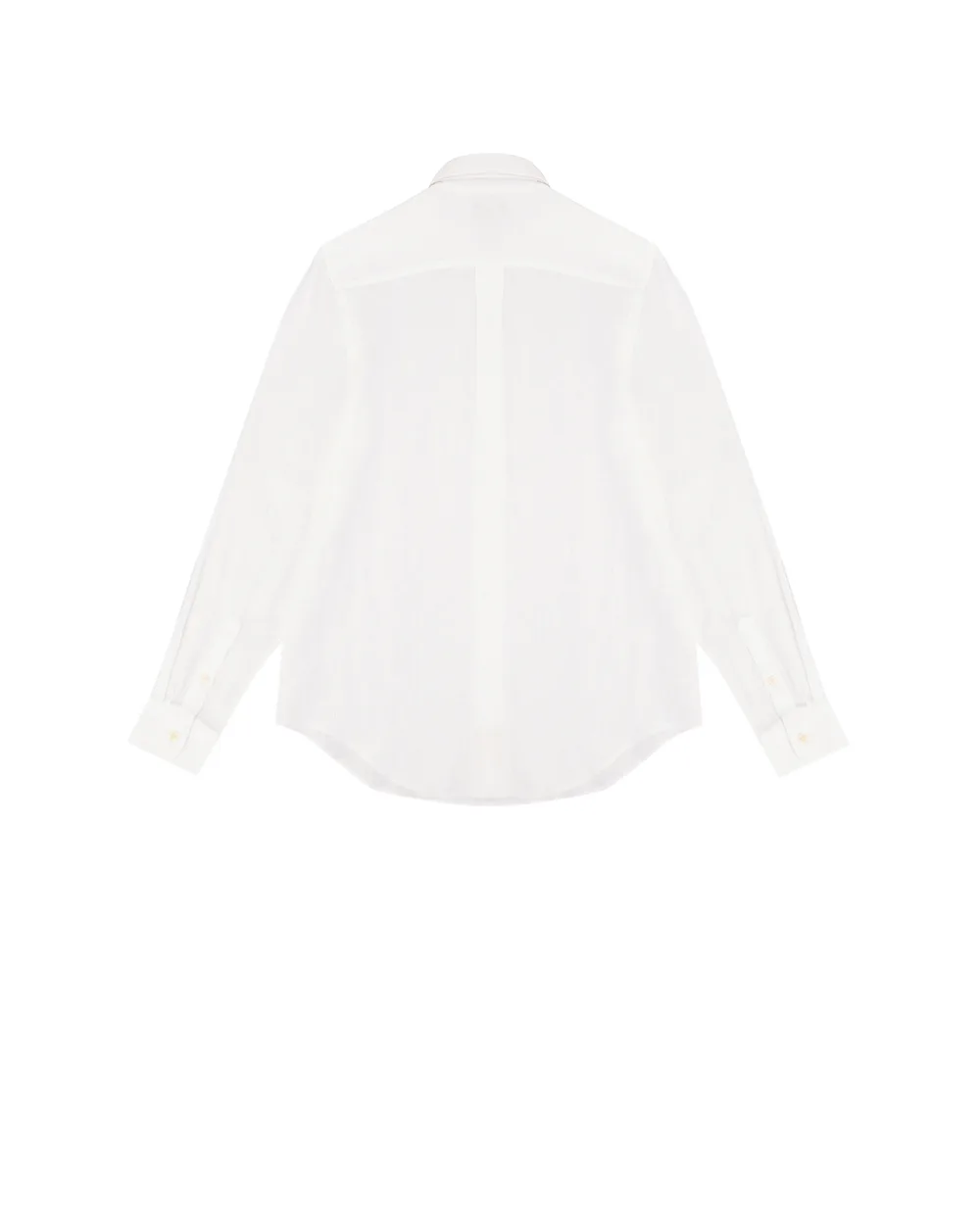 Детская льняная рубашка Polo Ralph Lauren Kids 322967600003, белый цвет • Купить в интернет-магазине Kameron