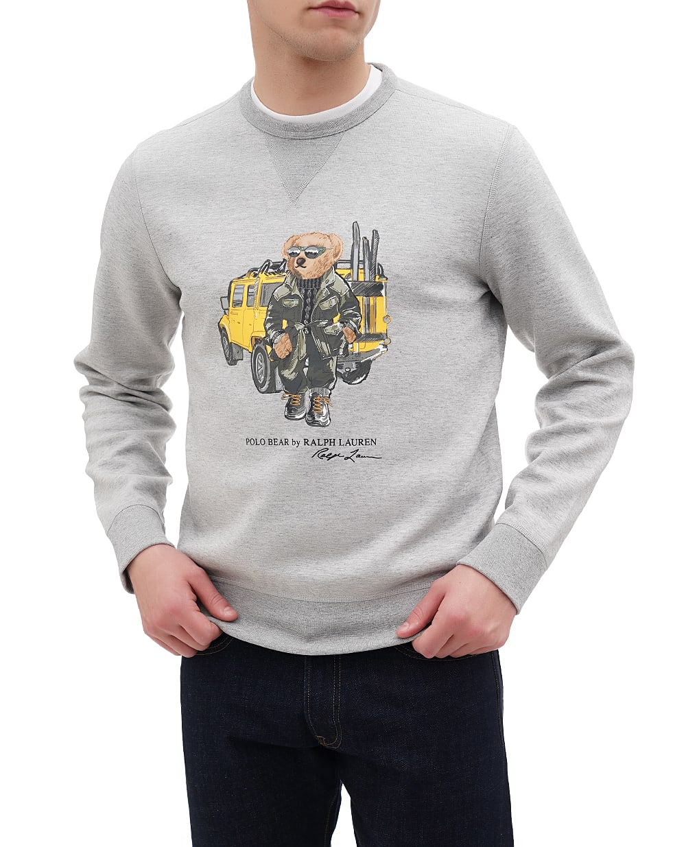 Свитшот Polo Bear Polo Ralph Lauren 710958195001, серый цвет • Купить в интернет-магазине Kameron