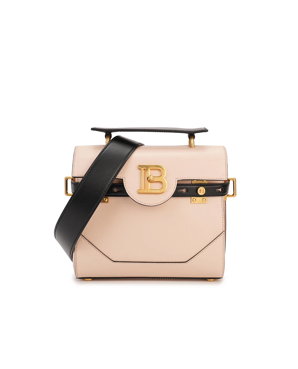 Кожаная сумка B-Buzz 23 Balmain EN0DB526LQEE, бежевый цвет • Купить в интернет-магазине Kameron