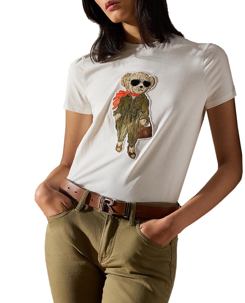 Футболка Ralph Lauren Collection 290967760001, білий колір • Купити в інтернет-магазині Kameron