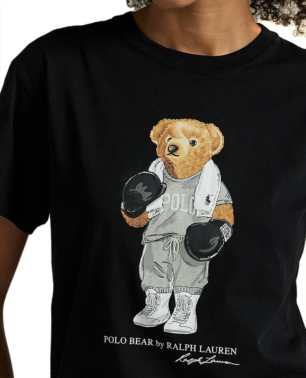 Футболка Polo Bear Polo Ralph Lauren 211971709001, черный цвет • Купить в интернет-магазине Kameron