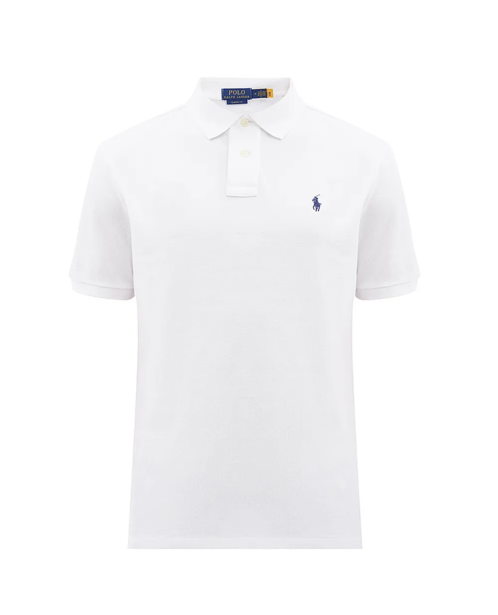 Поло Polo Ralph Lauren 710666997001, белый цвет • Купить в интернет-магазине Kameron
