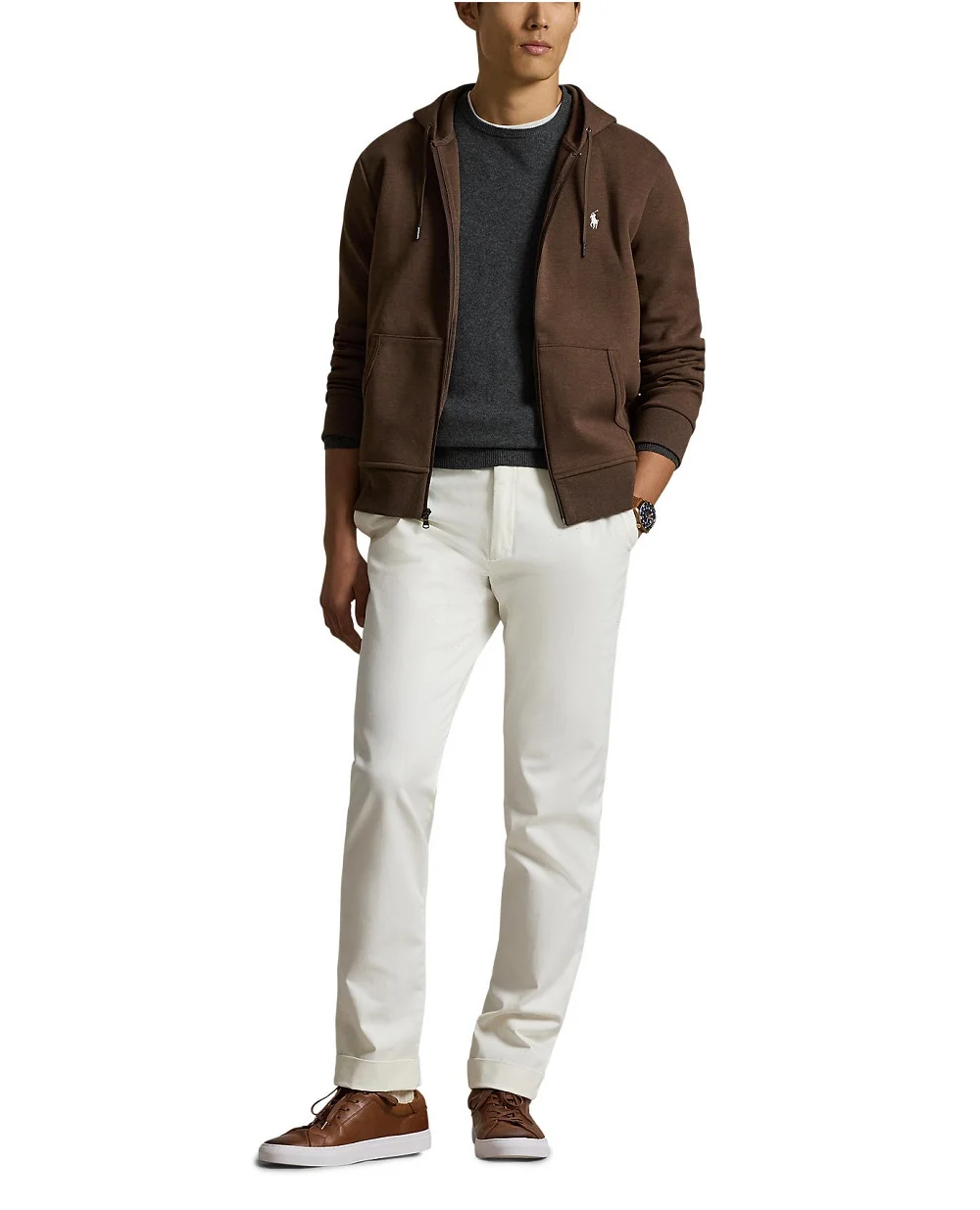 Толстовка (костюм) Polo Ralph Lauren 710881517091, коричневый цвет • Купить в интернет-магазине Kameron