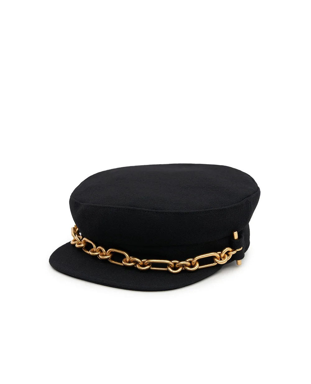 Шерстяное кепи Brandebourg Balmain FF1XB290WD09, черный цвет • Купить в интернет-магазине Kameron