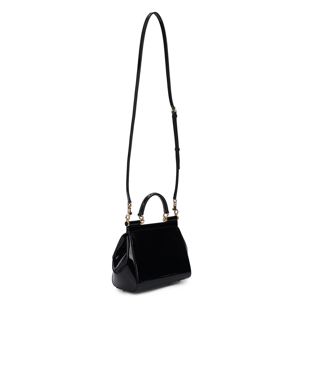 Шкіряна сумка Sicily Medium Dolce&Gabbana BB6003-B1471, чорний колір • Купити в інтернет-магазині Kameron