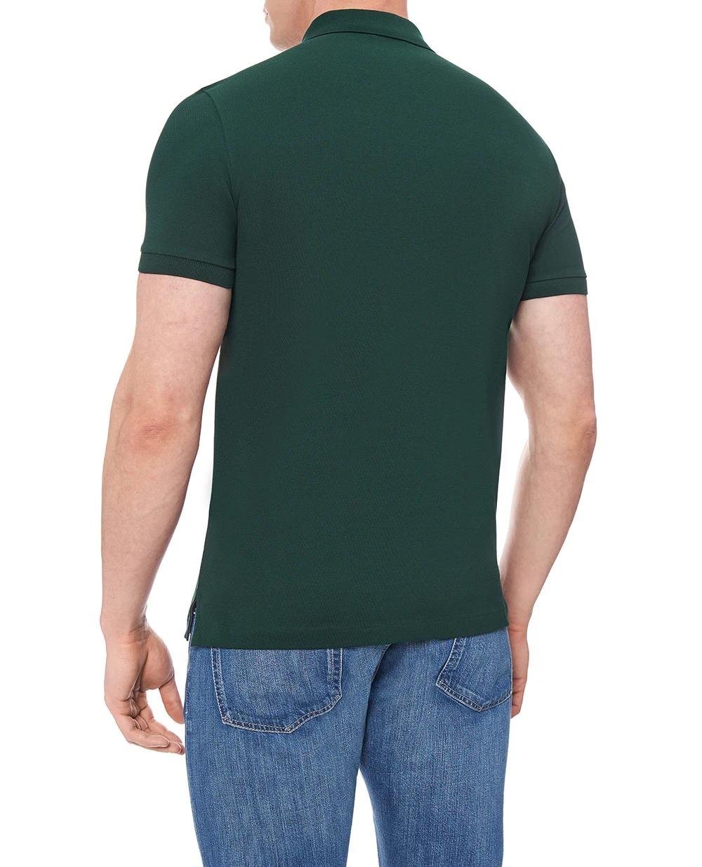 Поло из мохового агата Ralph Lauren Purple Label 790877021033, зеленый цвет • Купить в интернет-магазине Kameron