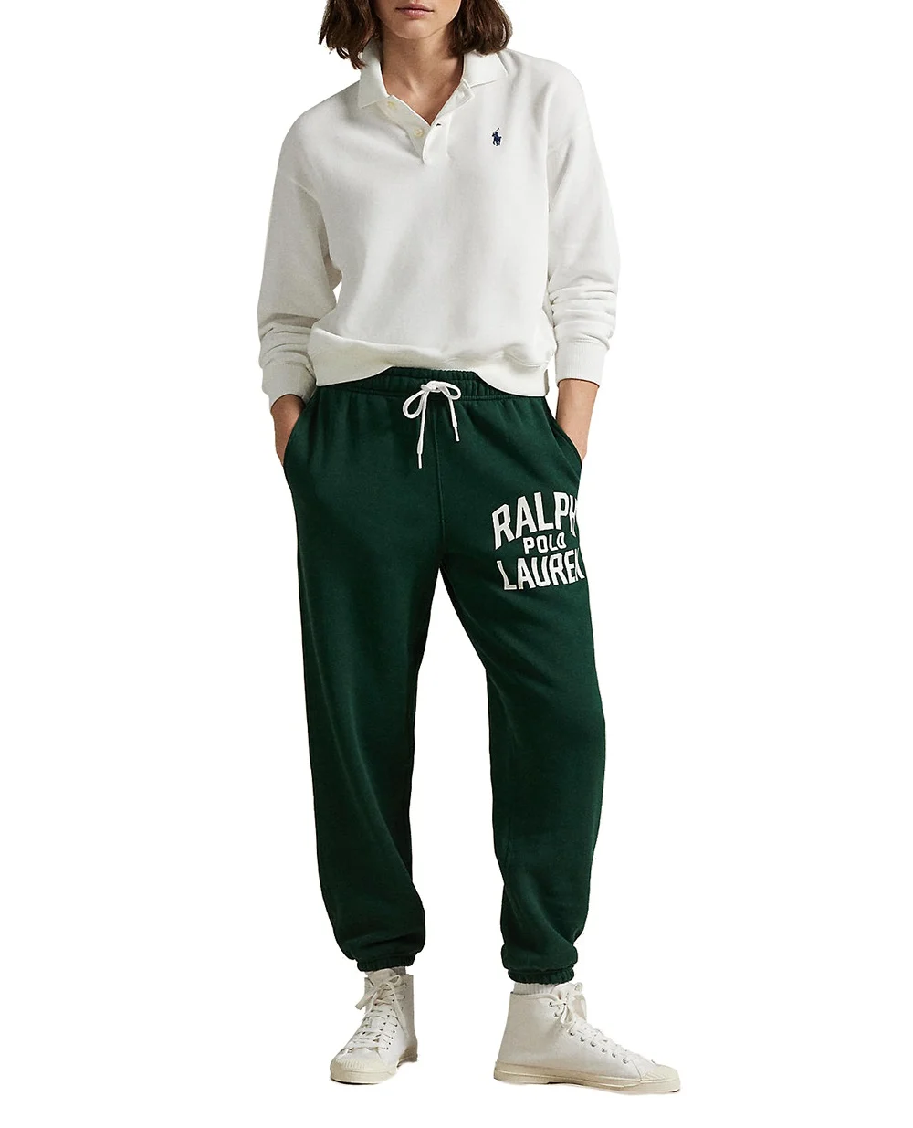 Спортивные брюки (костюм) Polo Ralph Lauren 211971758001, зеленый цвет • Купить в интернет-магазине Kameron