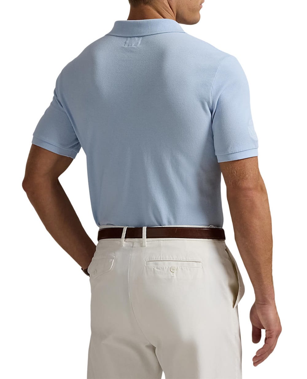 Поло Polo Ralph Lauren 710970482001, голубой цвет • Купить в интернет-магазине Kameron