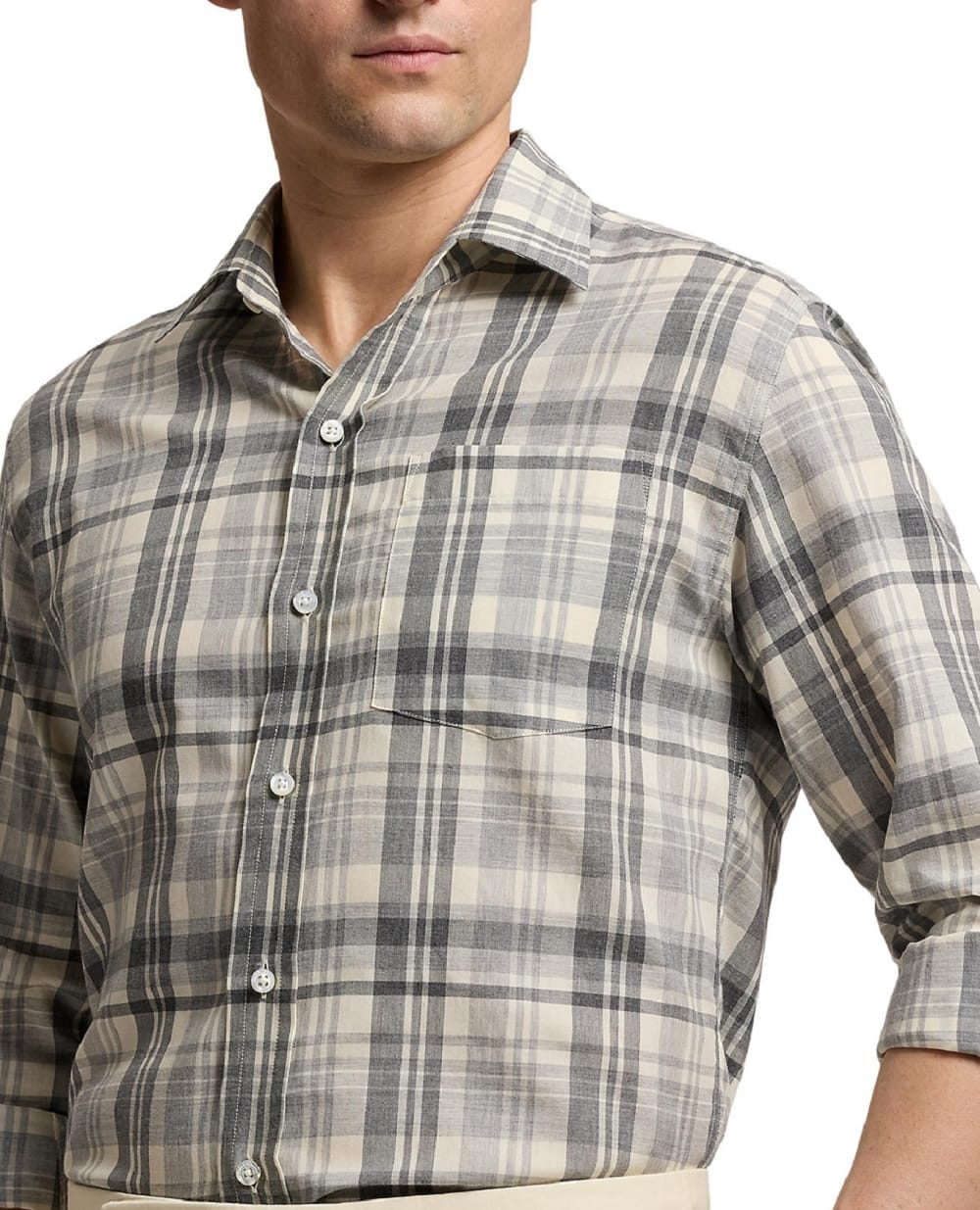 Рубашка Ralph Lauren Purple Label 790977169002, серый цвет • Купить в интернет-магазине Kameron