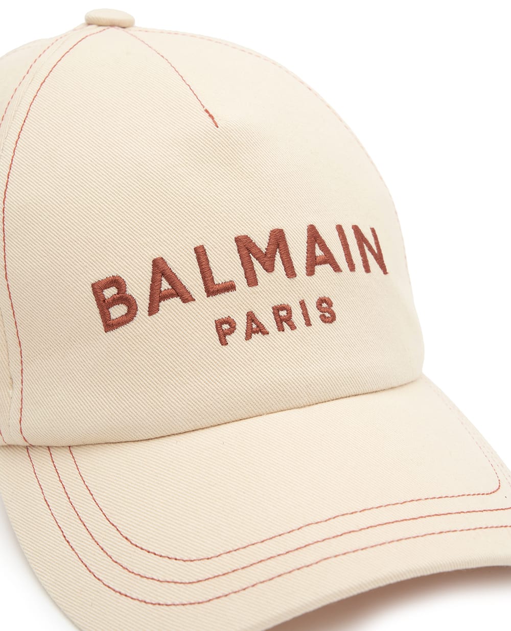 Кепка с вышивкой Balmain Paris Balmain GF0XA015CB24, бежевый цвет • Купить в интернет-магазине Kameron
