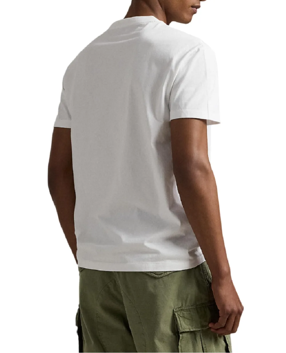 Футболка Polo Ralph Lauren 710P00086002, белый цвет • Купить в интернет-магазине Kameron