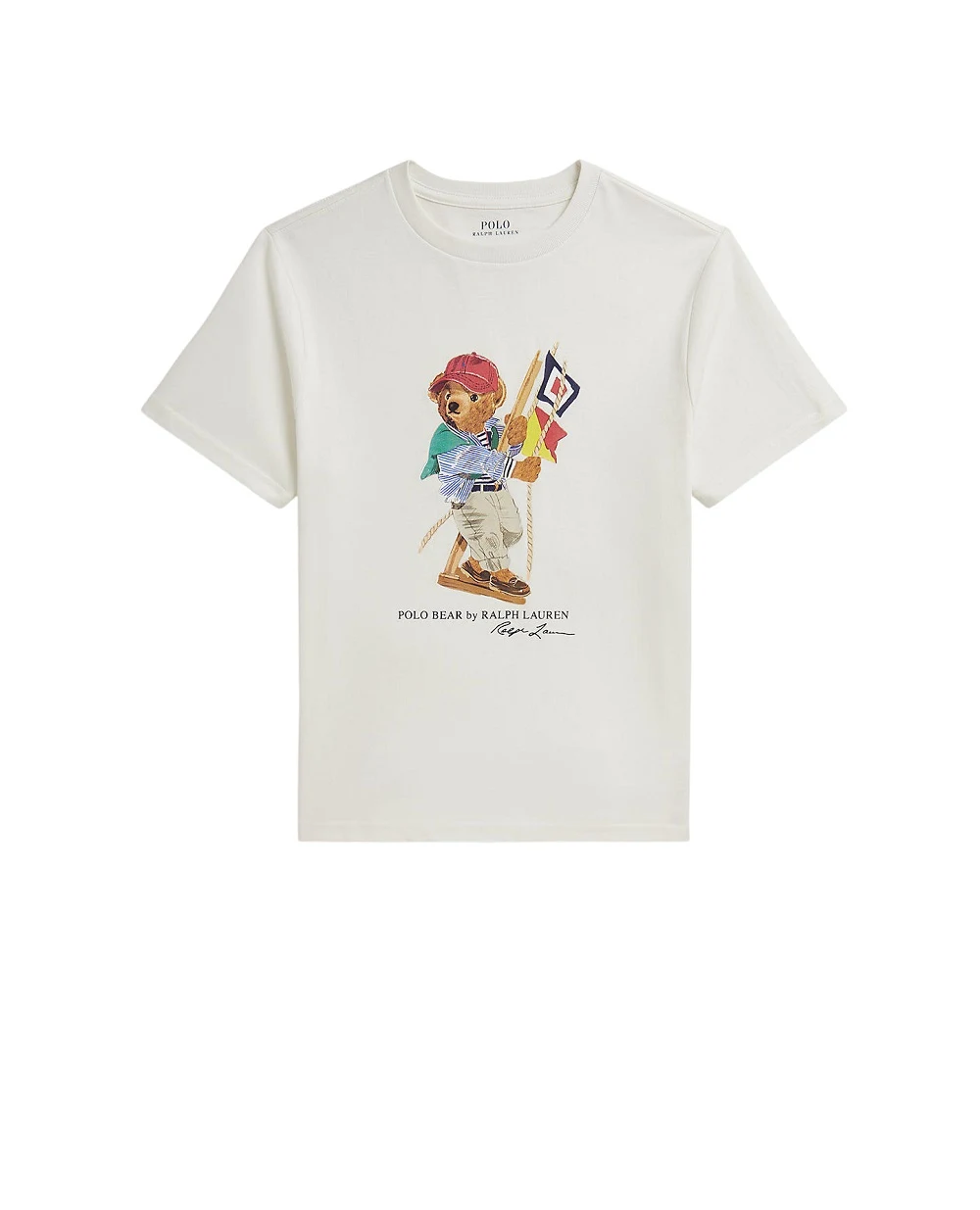 Дитяча футболка Polo Bear Polo Ralph Lauren Kids 323A12428001, білий колір • Купити в інтернет-магазині Kameron