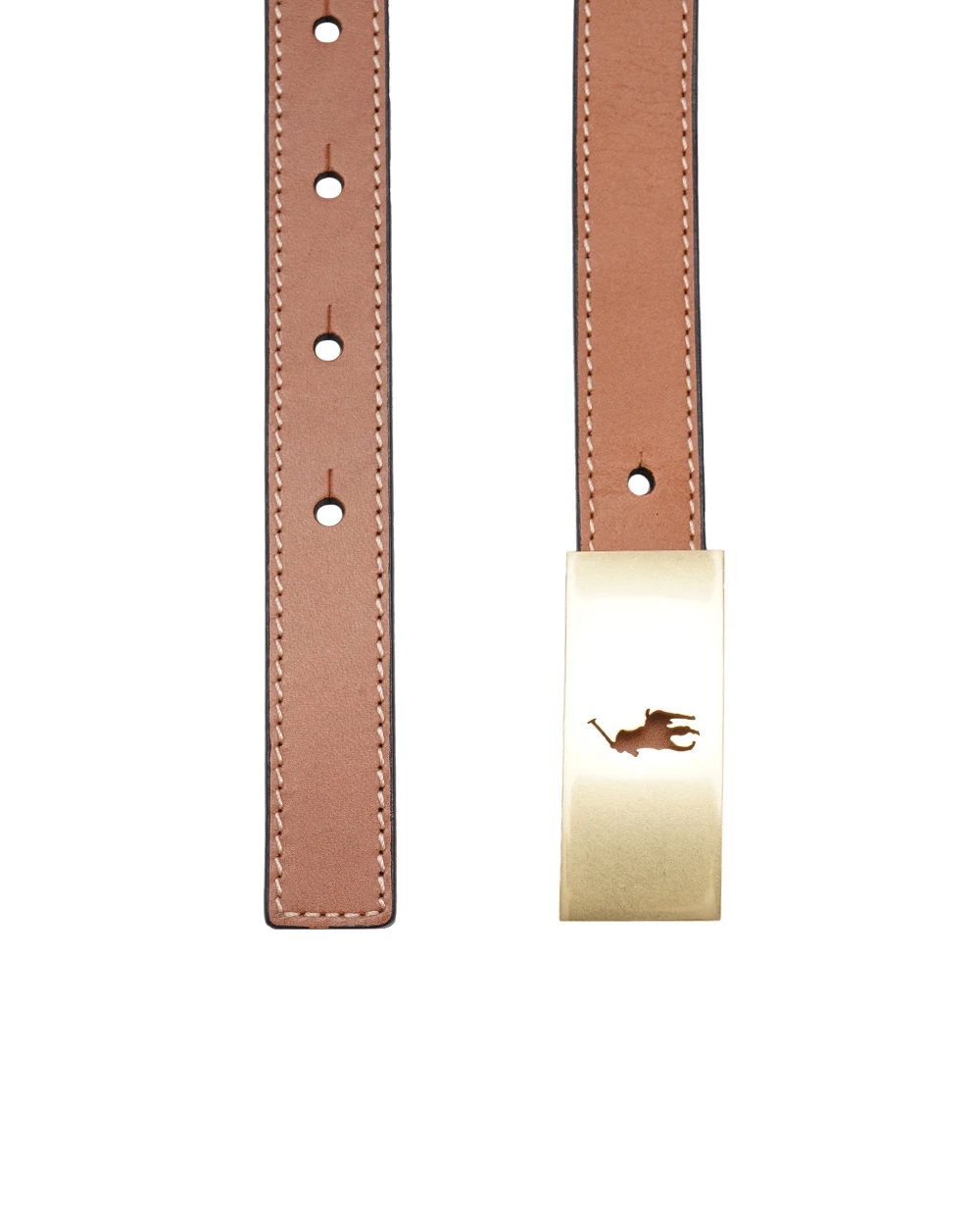 Двухсторонний кожаный ремень Polo Ralph Lauren 429895825002, коричневый цвет • Купить в интернет-магазине Kameron