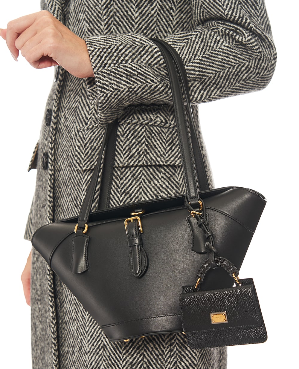 Визитница из кожи Dolce&Gabbana BI3401-A5070, черный цвет • Купить в интернет-магазине Kameron