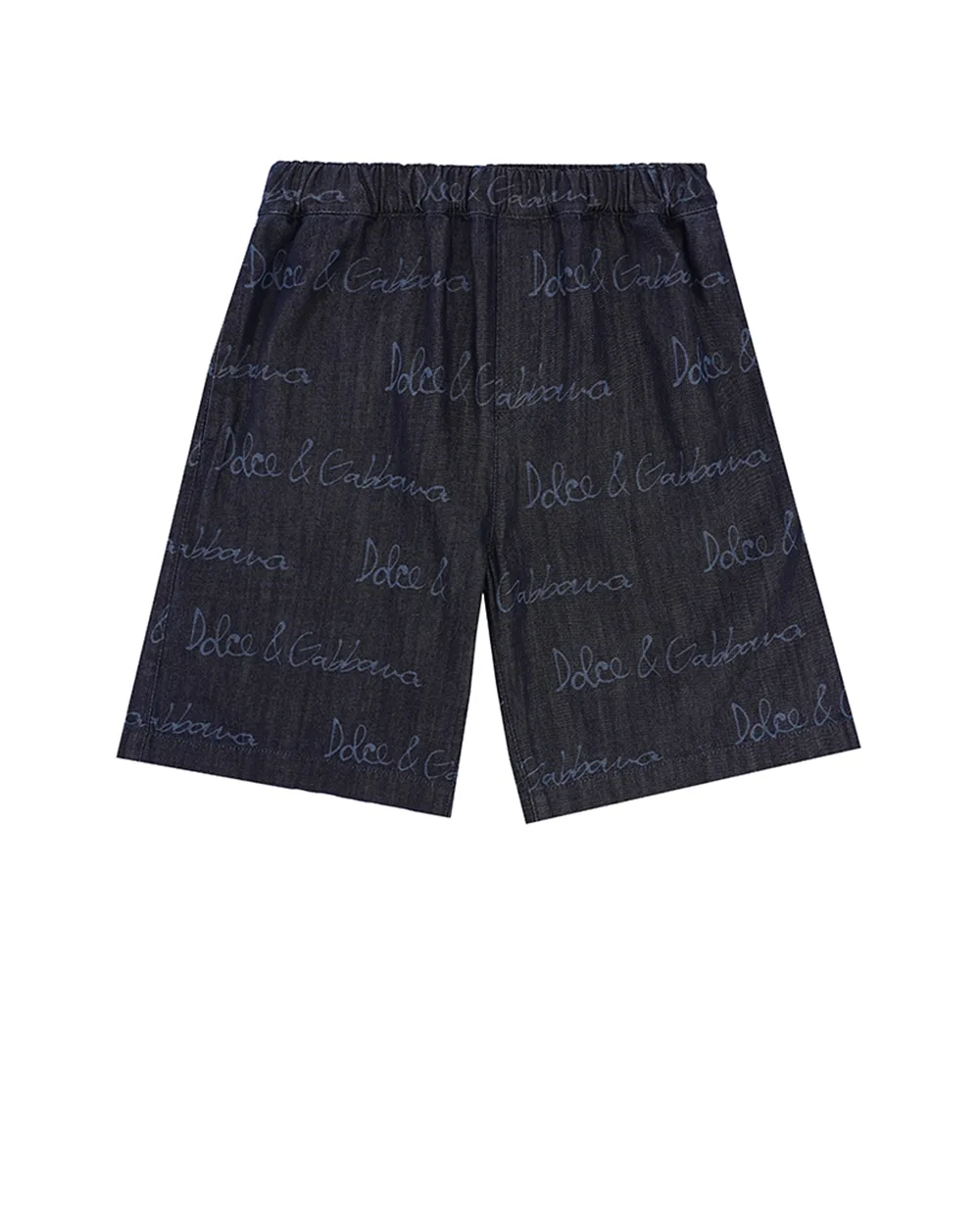 Детские шорты Dolce&Gabbana Kids L43Q59-LDC87-S, темно-синий цвет • Купить в интернет-магазине Kameron
