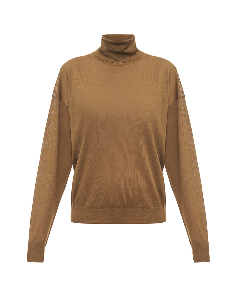 Гольф из шерсти Saint Laurent 850331-Y76GM, хаки цвет • Купить в интернет-магазине Kameron